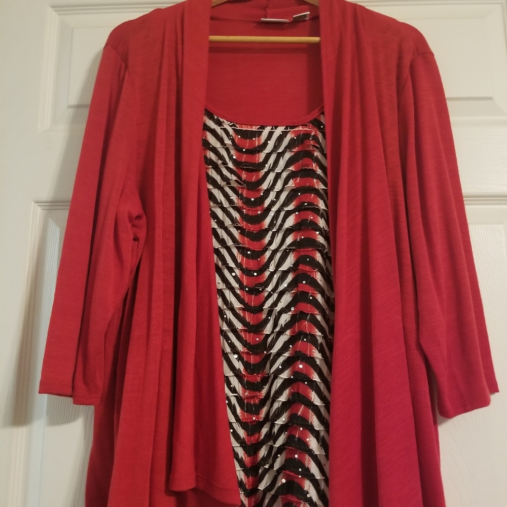 Kim Rogers Cardigan & Top w/Discounted Shipping